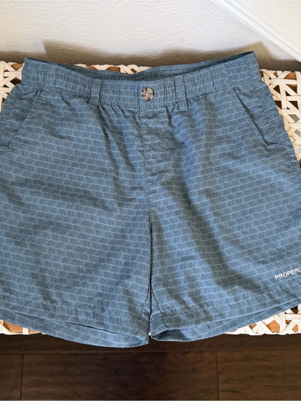 ProPerly Kids Blue Patterned Shorts